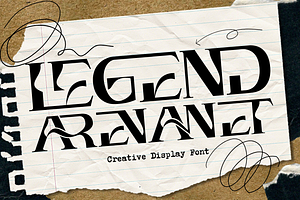 Legend Arenanet Font