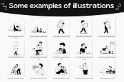 450 Notion Style People Illustration, a Person Illustration by DaisyStudio (Thumbnail 4 of 10)