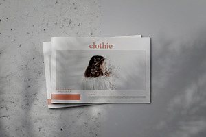 CLOTHIE Lookbook Brochure Template