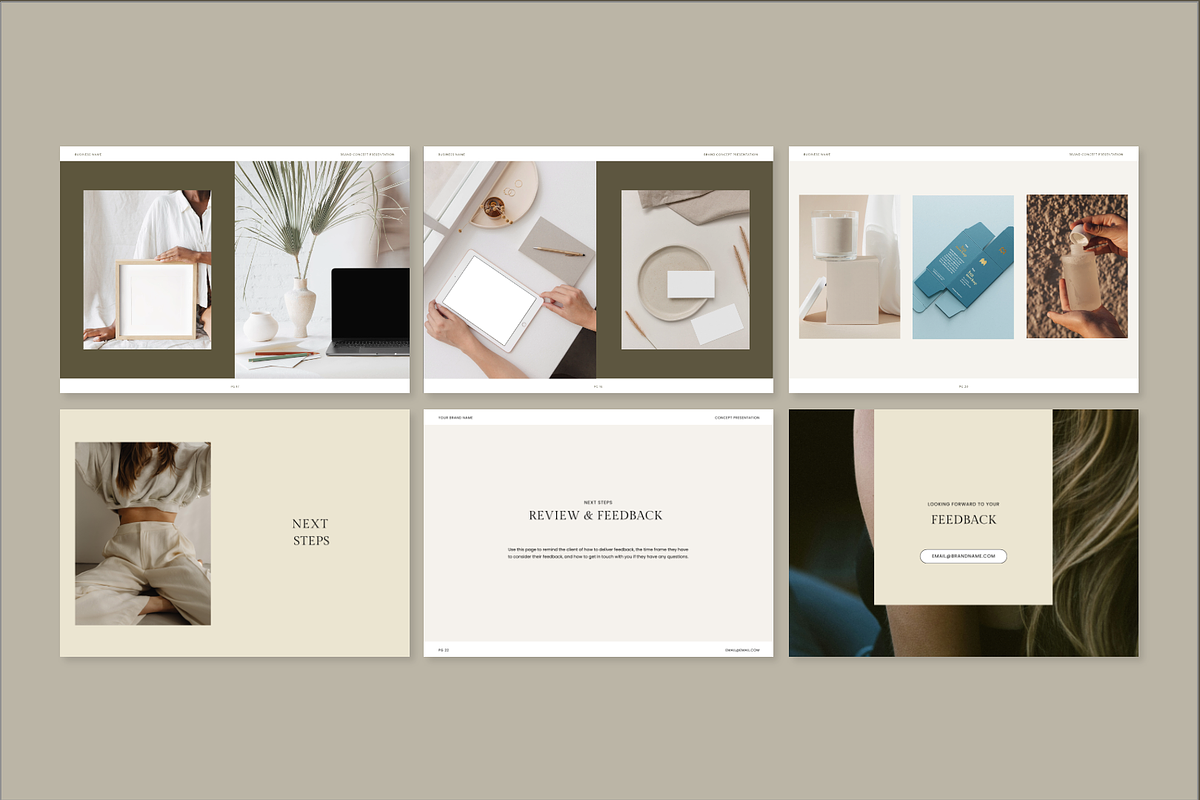 Concept Presentation Template, a Presentation Template by Studio_Evergreen (Photo 8 of 10)