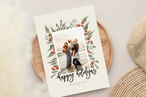 Christmas Card Template CD403