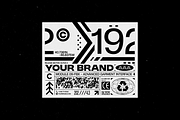 Brutalism tech label pack 3, an Object Graphic by BonkiStudio (Thumbnail 7 of 12)