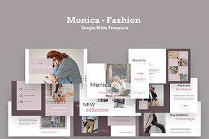 Monica Fashion Google Slide Template