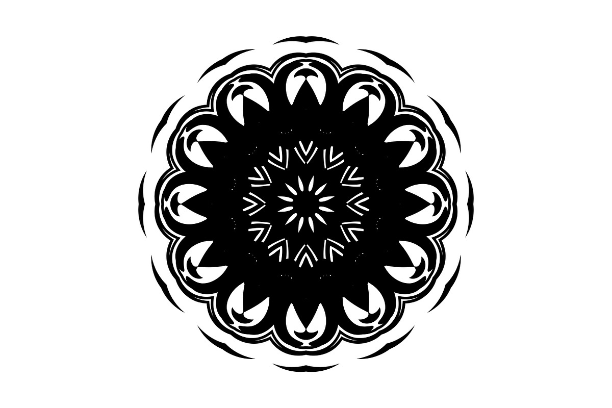 Elegant Mandala Line Art Collection, a Decorative Illustration by NJ Himel (Photo 16 of 101)