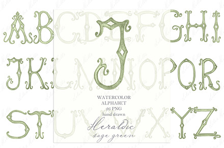 Wedding Monogram PNG Vintage Letters, a Graphic by LABFcreations