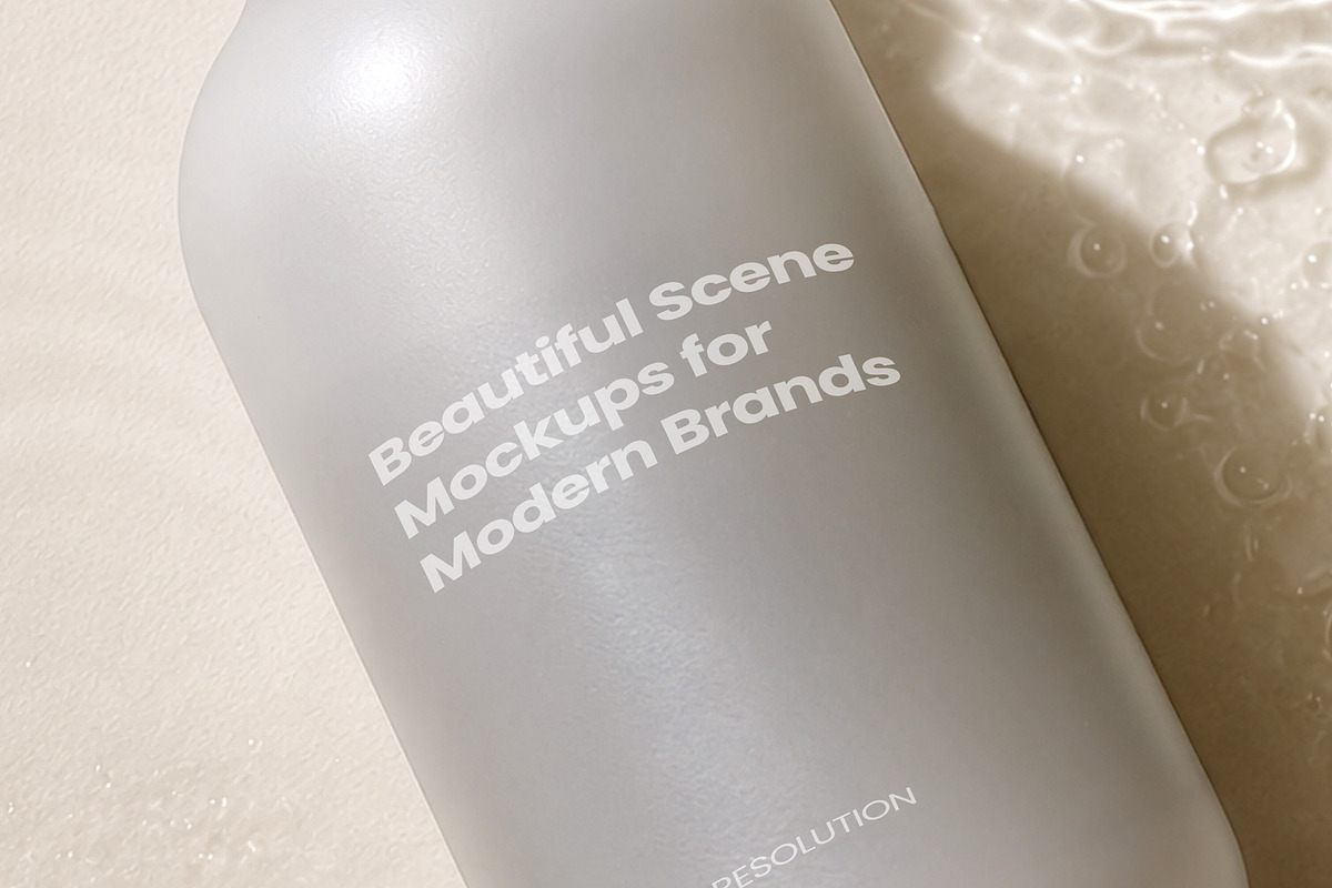 Cosmetic Bottle Mockup, a Packaging Mockup by We Design Everyday (Photo 5 of 5)