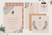 Rustic Boho Wedding Suite, a Stationery Template by Pixejoo (Thumbnail 1 of 7)