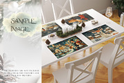 Christmas Placemat Mockups, a Product Mockup by mock-ups (Thumbnail 8 of 13)