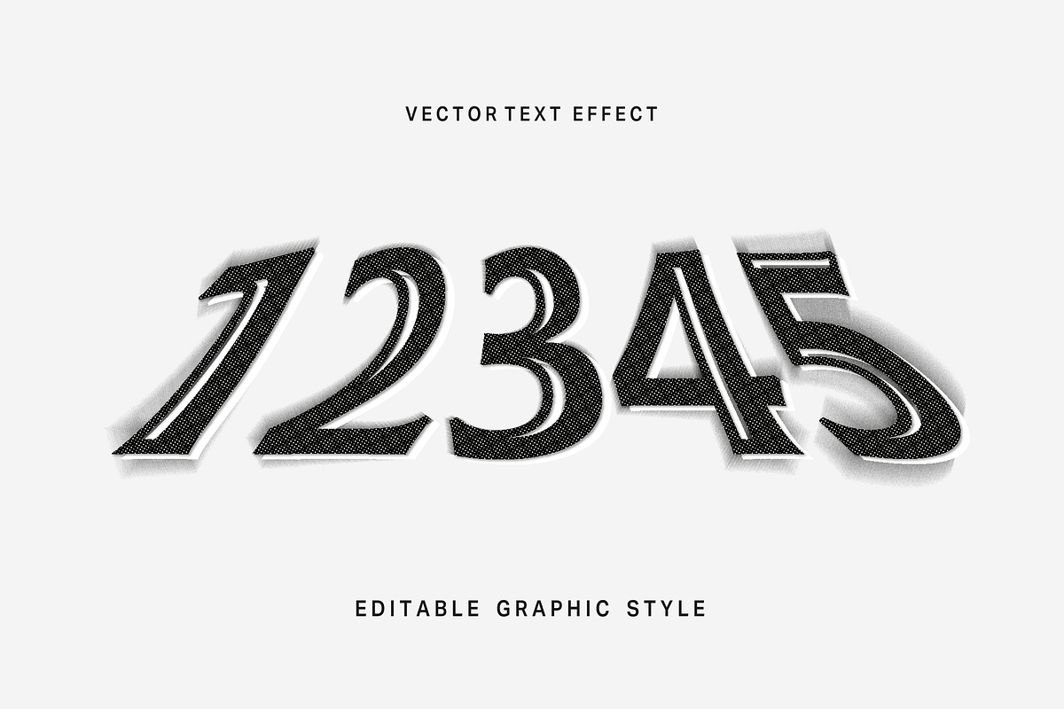 Vintage Halftone Text Effect preview 2