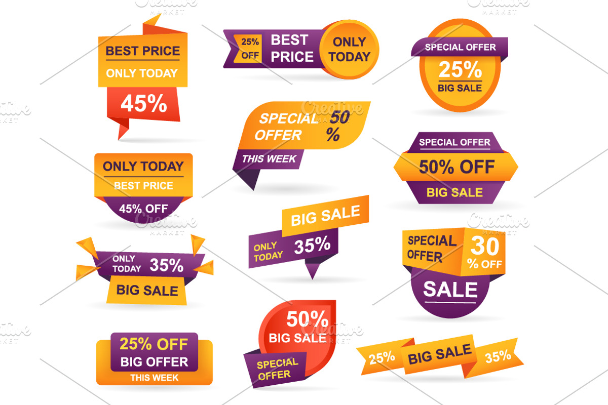 Retail Sale Tags, a Finance Illustration by alexdndz (Photo 8 of 11)