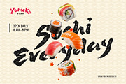 Ninja Kage - Japan Brush Style Font, a Font by tkzgraphic (Thumbnail 6 of 10)