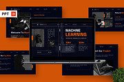 Machine Learning - Technology PPT, a Presentation Template by Deepslide Studio (Thumbnail 1 of 4)