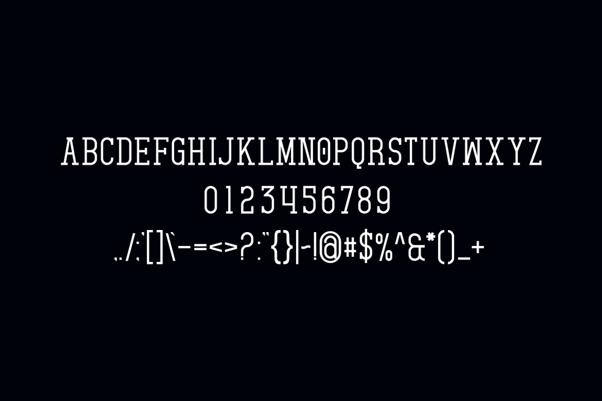 Thoretech - Font, a Slab Serif Font by artchiles_design (Photo 4 of 5)