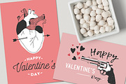 Happy Valentine's day cards set, a Decorative Illustration by Good Studio (Thumbnail 10 of 10)