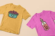 Boba doodle illustration, a Food Illustration by yellowline (Thumbnail 4 of 5)