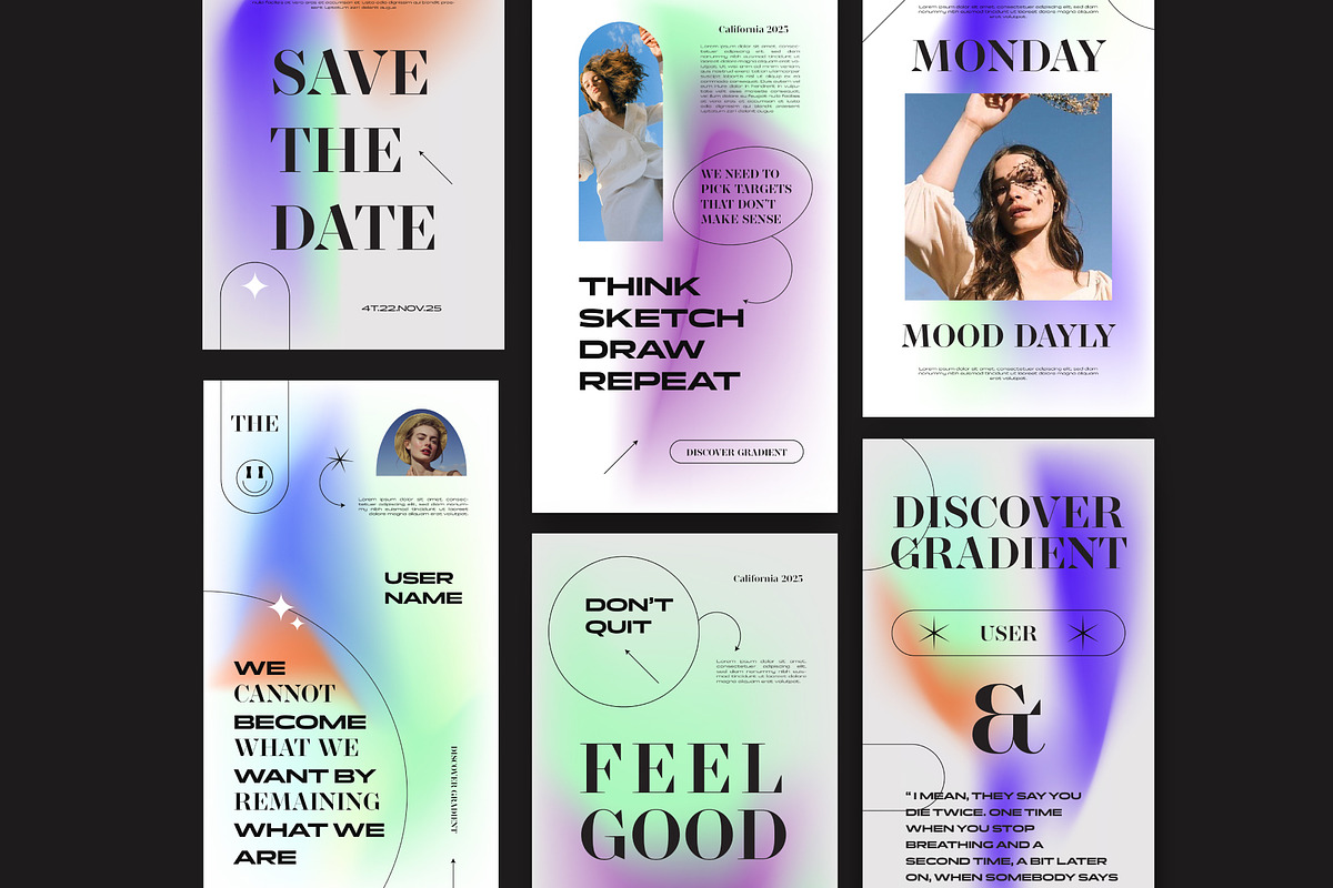 Discover Gradient Social Media, a Social Media Template by Dirtytemp Studio (Photo 4 of 7)