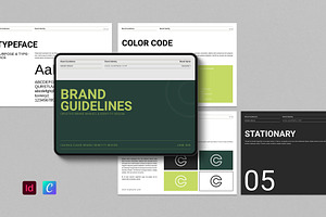 Brand Guideline Template | Canva, a Brochure Template by ElvinPrint