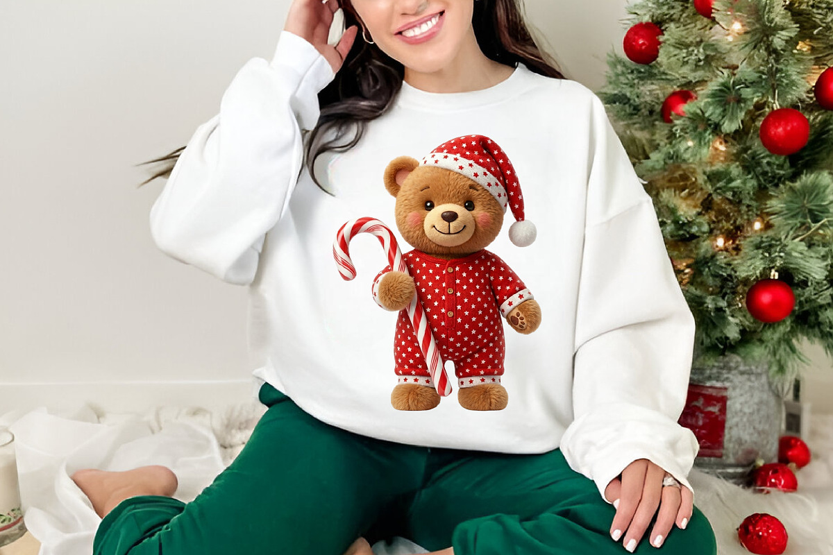 Christmas Teddy Bear Clipart, a Transportation Illustration by Digital Artistic99 (Photo 5 of 9)