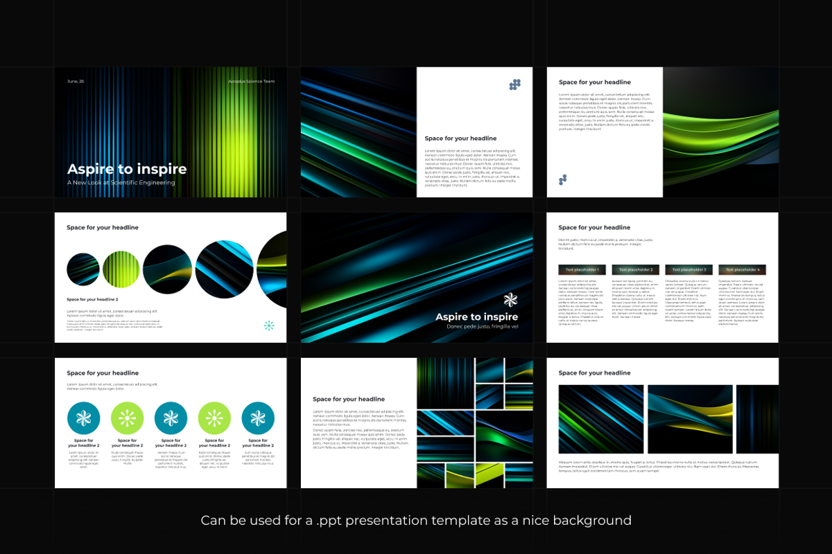 Green Vigor  Background Set, a Wallpaper Graphic by Digital Blood (Photo 14 of 15)