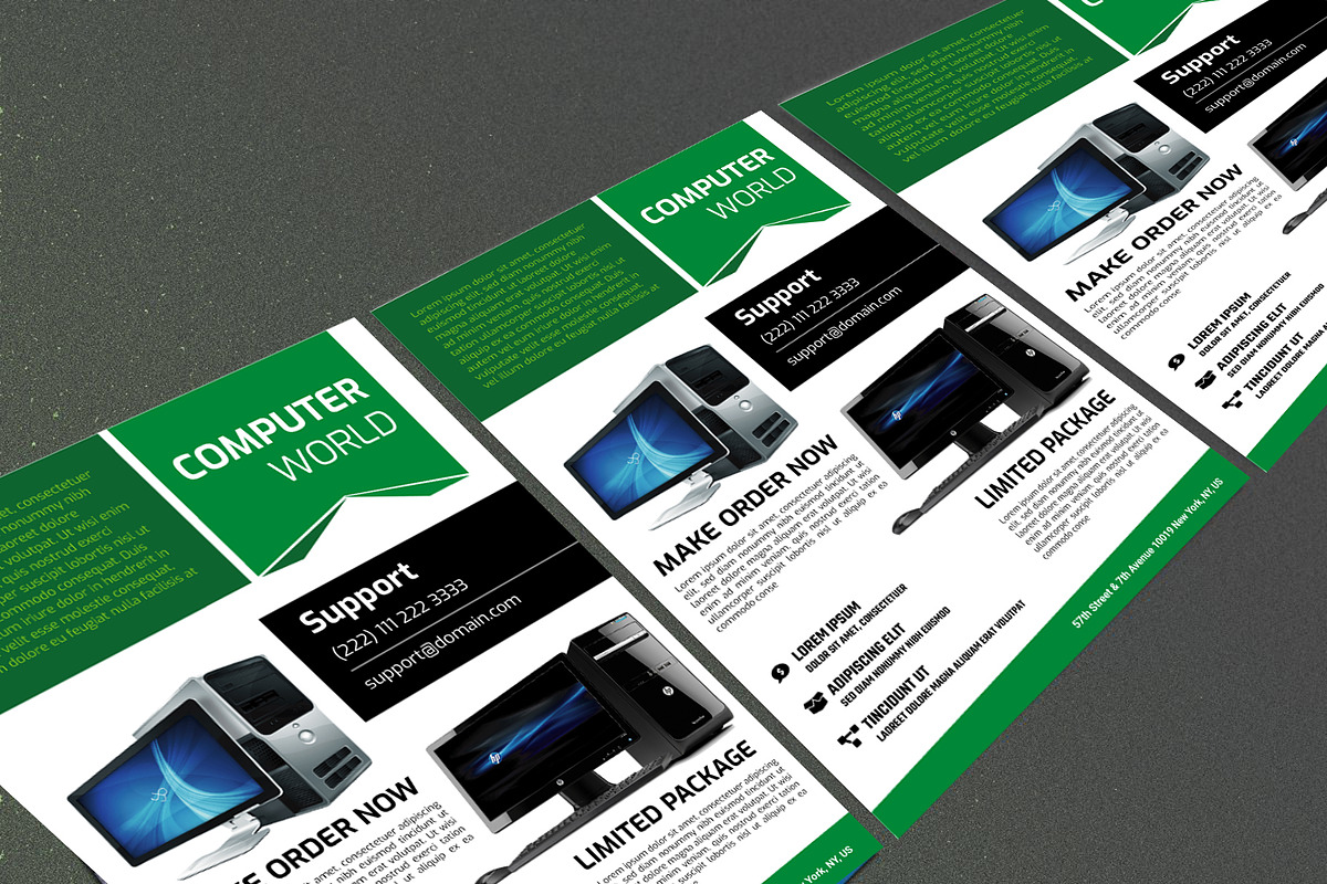 Computer World Flyer, a Flyer Template by PenciGraphics (Photo 1 of 2)