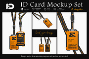 ID Card Mockup Set, a Product Mockup by ForgeDesign (Thumbnail 1 of 6)