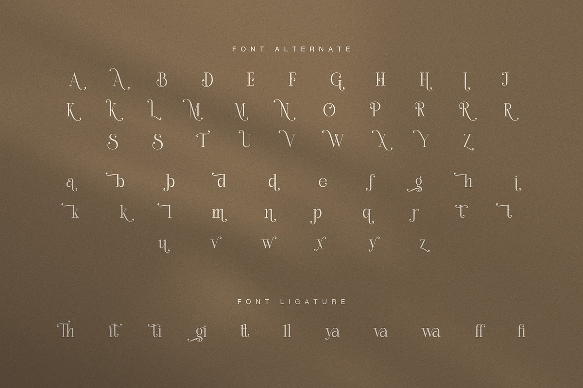 Think Swite Elegant Serif Font, a Serif Font by Graphicxell (Photo 8 of 8)