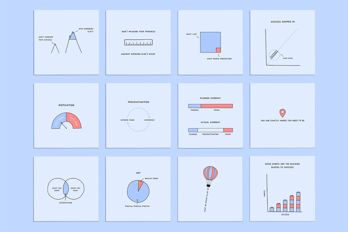 Self Help Infographics Template