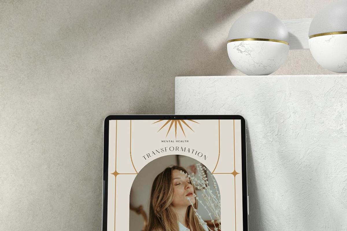 PLR/MRR Mental Health Planner - DFY, a Stationery Template by Brand Your Biz Co. (Photo 1 of 8)