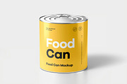 Food Can Mock-up, a Packaging Mockup by zippypixelstudio (Thumbnail 15 of 15)