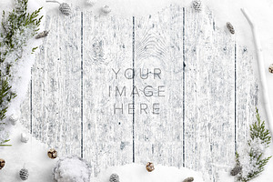 Winter Custom Scene Mockup 003