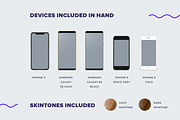 iPhone in Hand mockup Multi Device 3, an iPhone Mockup by LazyCrazy (Thumbnail 2 of 3)