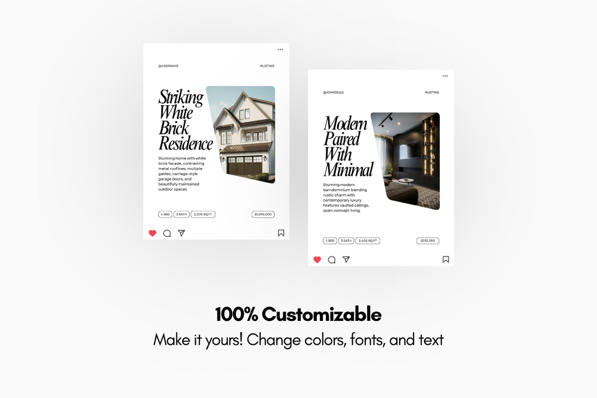 Real Estate Canva Templates, a Social Media Template by Defects (Photo 3 of 3)