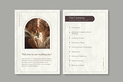 Elegant Wedding Program A5, a Templates & Theme by studiogstock (Thumbnail 3 of 5)