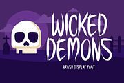 Wicked Demons Typeface, a Handwritten Font by Seemly Fonts (Thumbnail 1 of 5)