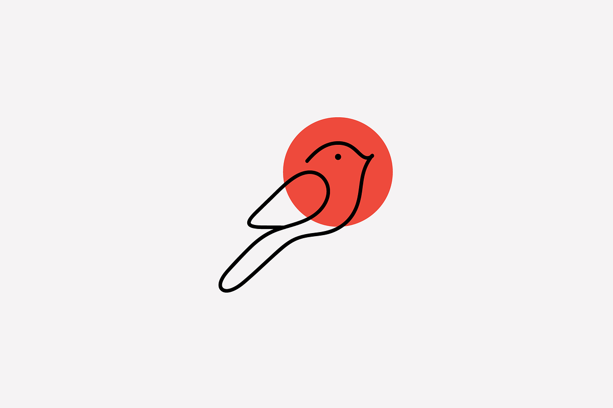 Monoline Bird Bird Logo, a Branding & Logo Template by Samilink Media