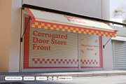 Corrugated Door Store Front Mockup, a Mockup by DSNA Mockup (Thumbnail 3 of 6)