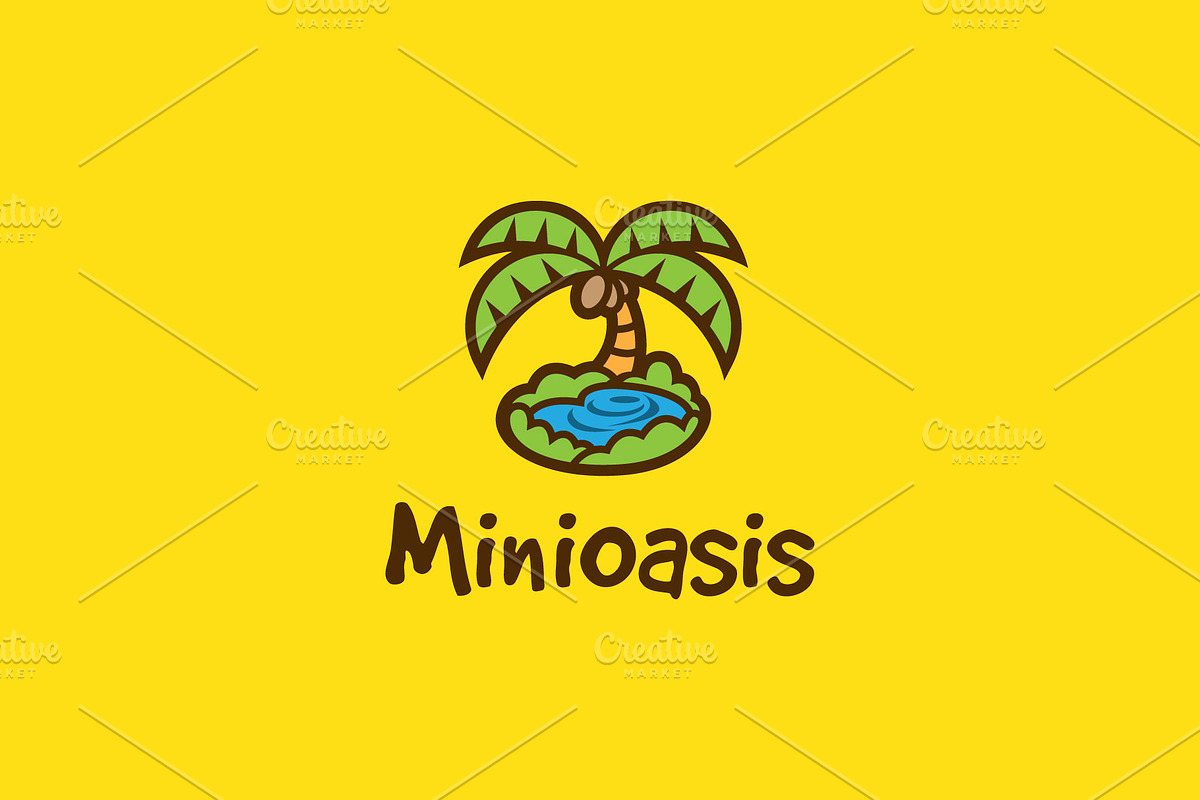 Mini Oasis Logo, a Branding & Logo Template by ashenterprise (Photo 2 of 3)