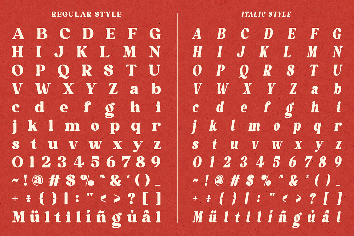 Bolstia - Retro Display Serif, a Serif Font by roomspace creative lab (Photo 9 of 9)