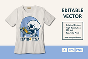 Death by Pizza, a Food Illustration by Mangustudio (Thumbnail 2 of 3)