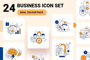 Business Management Icon Set