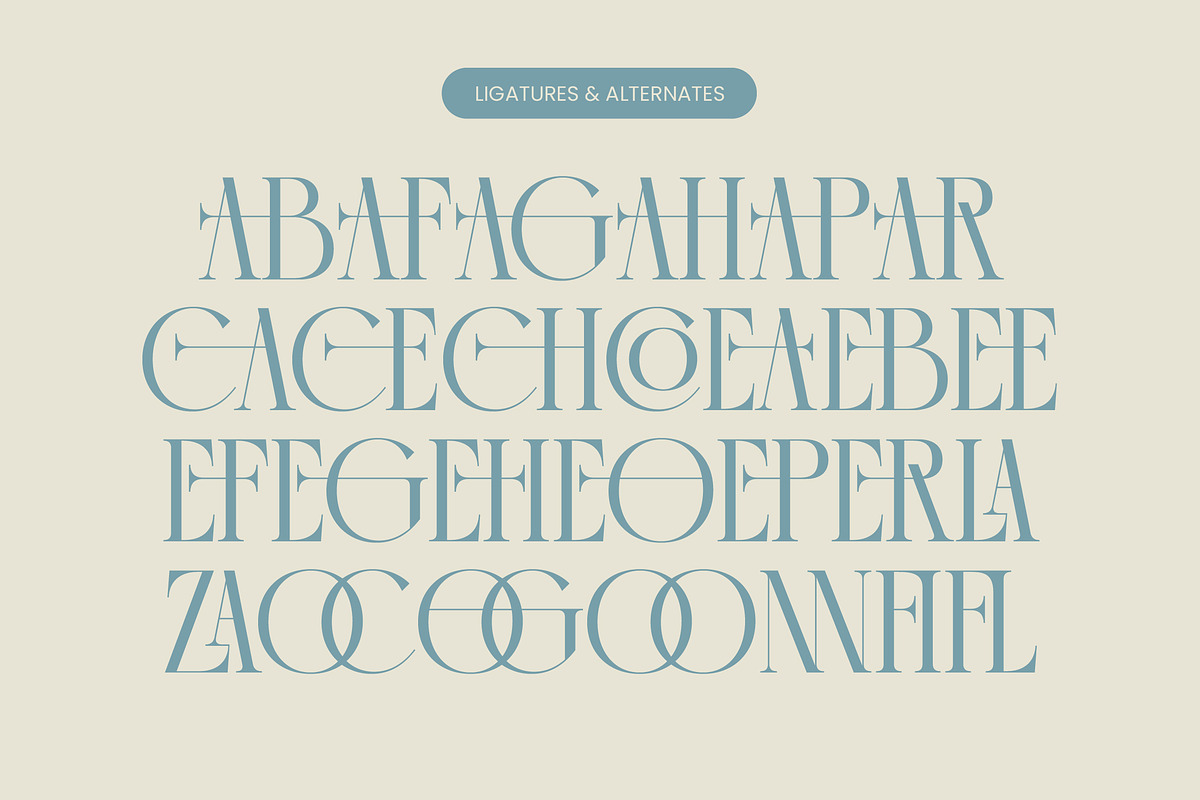 Comela Elegant Ligature Serif, a Serif Font by timelesstype.co (Photo 18 of 20)