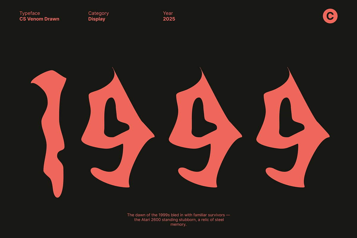 CS Venom Drawn, a Blackletter Font by Craft Supply Co. (Photo 4 of 8)