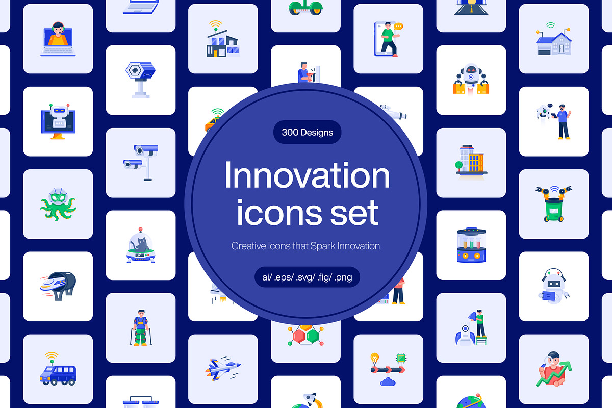 300 Innovation Icons, a Duotone Icon by Prosymbols (Photo 1 of 10)