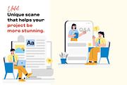 E-Learning and Course Illustration, an Education Illustration by orenjidesign (Thumbnail 4 of 8)