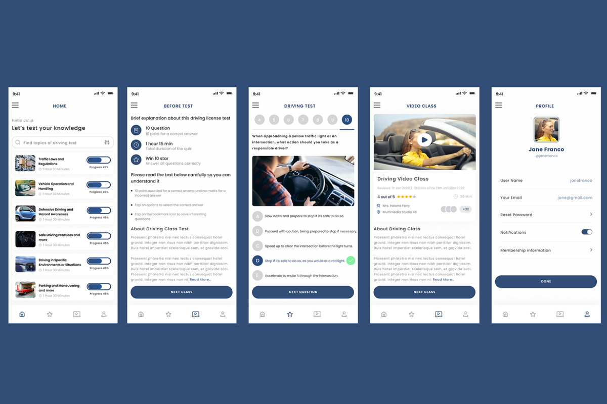 Car Driving Academy & Bike Drive App, an App Template by nagaredesignstudio (Photo 2 of 2)