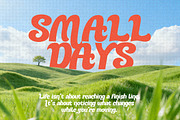 Omoito - Decorative Playful Sans, a Sans Serif Font by Simetrica Labs (Thumbnail 10 of 11)