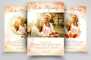 3 Memorial Flyer Templates, a Flyer Template by Business Flyers