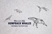 20 Whale Tribal Designs Bundle, a Pattern Graphic by Natsuhisui (Thumbnail 7 of 12)