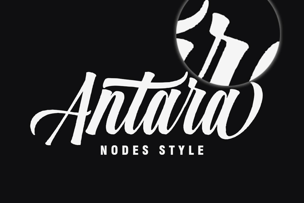 Antara (3 style fonts) preview 8