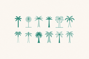 Palm Logos And Emblems